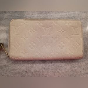Louis Vuitton Monogram Empreinte Zip Around Zippy Wallet+LV Dust Bag